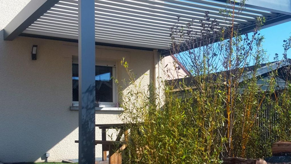 Fixation de la pergola'