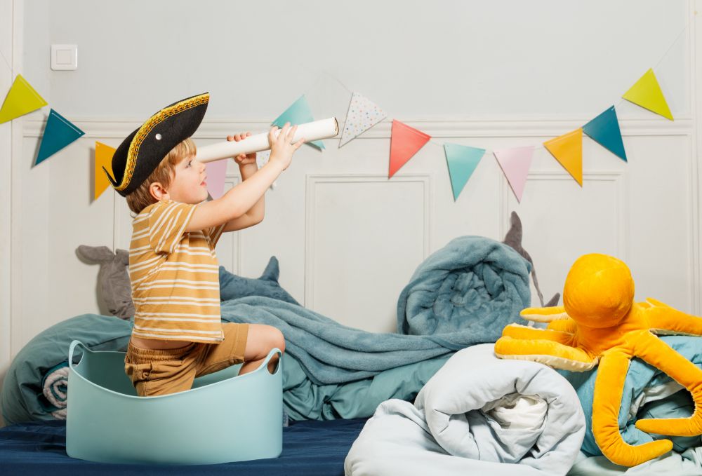 Décoration de chambre d'enfant sur le thème des pirates : idées inspirantes
